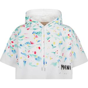 Marni, Dames, Sweatshirts & Hoodies, Veelkleurig, Maat: 3XS Katoen,