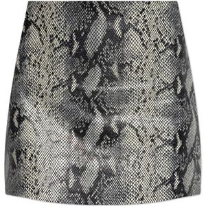 AllSaints, Dames, Rokken, Grijs, Maat: XS Leer,