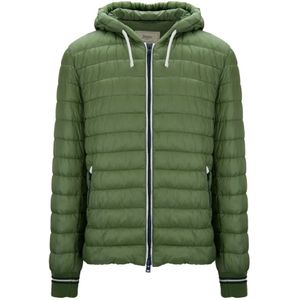 Herno, Heren, Jassen, Groen, Maat: 2XL Katoen,