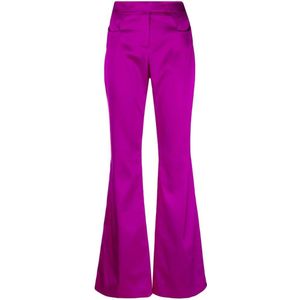 Tom Ford, Dames, Broeken, Paars, Maat: 3XS Satijn,