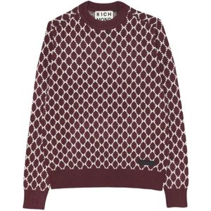 John Richmond, Heren, Truien, Bruin, Maat: L Wol,