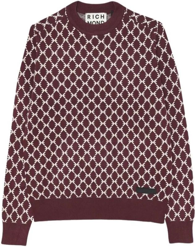 John Richmond, Heren, Truien, Bruin, Maat: L Wol,