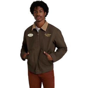 Wrangler, Heren, Jassen, Bruin, Maat: L Katoen,