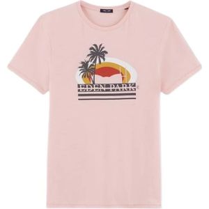 Eden Park, Heren, Tops, Roze, Maat: S Lame,