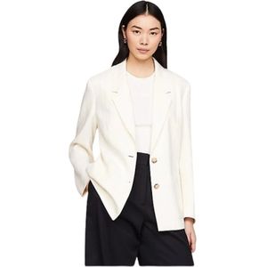 Tommy Hilfiger, Dames, Jassen, Beige, Maat: L Linnen,