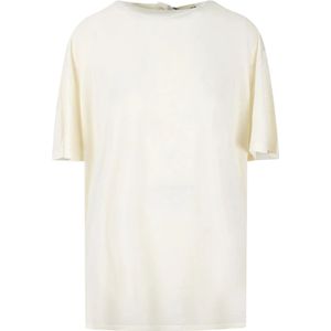 Darkpark, Dames, Tops, Beige, Maat: XS Katoen,