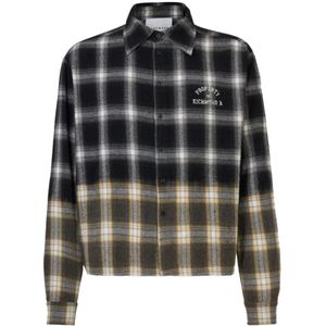 Richmond, Heren, Overhemden, Zwart, Maat: 2XS Katoen,