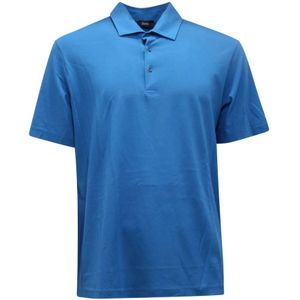 Herno, Heren, Tops, Blauw, Maat: L