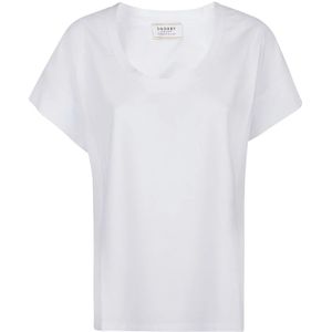 Snobby Sheep, Dames, Tops, Wit, Maat: 2XS