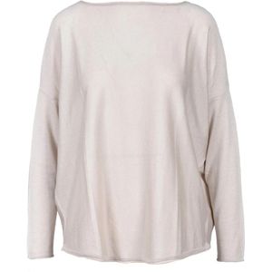 Wild Cashmere, Dames, Truien, Beige, Maat: M Zijde,