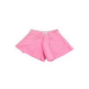 Pinko Denim Shorts , Pink , Dames , Maat: 3XS