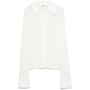 Séfr, Dames, Blouses & Shirts, Wit, Maat: M Wol,