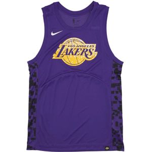 Nike, Heren, Sport, Paars, Maat: S Poliester,