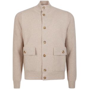 Lardini, Heren, Truien, Beige, Maat: L