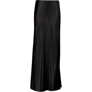Saint Laurent, Dames, Rokken, Zwart, Maat: M Zijde,