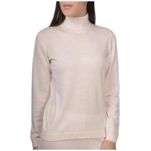 La Fileria, Dames, Truien, Beige, Maat: L Wol,