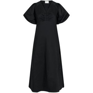 Neo Noir, Dames, Jurken, Zwart, Maat: L Katoen,