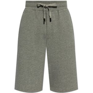 Dolce & Gabbana, Heren, Korte broeken, Grijs, Maat: L Katoen,