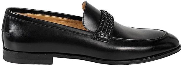 Bally - Schoenen - Zwart - Leer - Slip-On Design