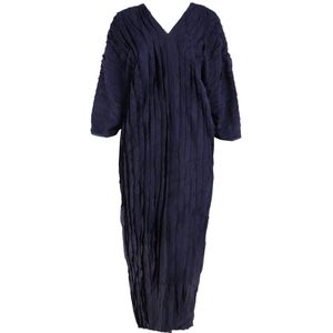 Cortana, Dames, Jurken, Blauw, Maat: L Zijde,