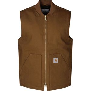Carhartt Wip, Heren, Jassen, Bruin, Maat: M Katoen,