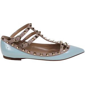Valentino Garavani, Dames, Schoenen, Blauw, Maat: 37 EU Leer,