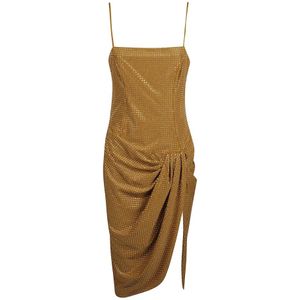 Giuseppe Di Morabito, Dames, Jurken, Oranje, Maat: M Polyamide,