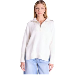 Berenice, Dames, Truien, Wit, Maat: S Wol,