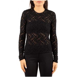 Max Mara Studio, Dames, Truien, Zwart, Maat: XS Viscose,