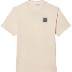 Lacoste, Heren, Tops, Beige, Maat: S Katoen,