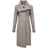 Vsp, Dames, Mantels, Grijs, Maat: XS Wol,