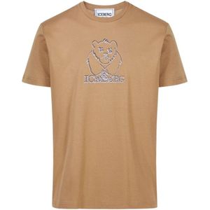 Iceberg, Heren, Tops, Bruin, Maat: S Jersey,