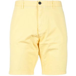 Hugo, Heren, Korte broeken, Geel, Maat: W30 Katoen,