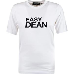 Dsquared2, Dames, Tops, Wit, Maat: M Katoen,