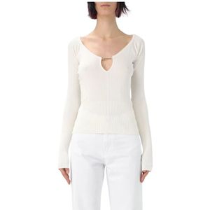 Jacquemus, Dames, Truien, Wit, Maat: S Katoen,
