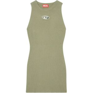 Diesel - M-Caddix - Jurk - Groen - Polyester