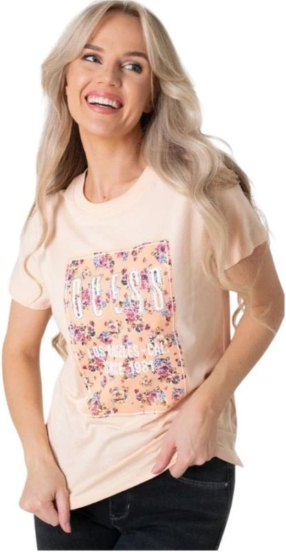 Guess - Boxy - Dames T-shirt - Met Logo