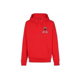 Balmain Racing hoodie , Red , Heren , Maat: M