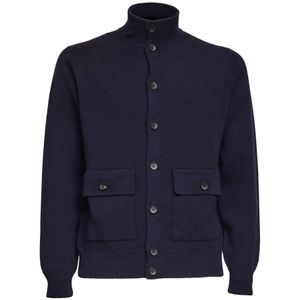 Filippo De Laurentiis, Heren, Truien, Blauw, Maat: L Wol,