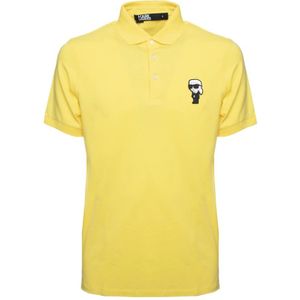 Karl Lagerfeld, Heren, Tops, Geel, Maat: 2XL Katoen,