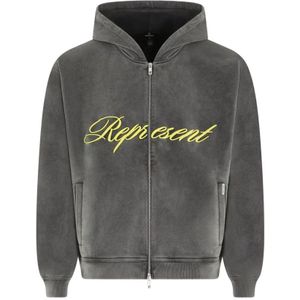 Represent, Heren, Sweatshirts & Hoodies, Grijs, Maat: XL