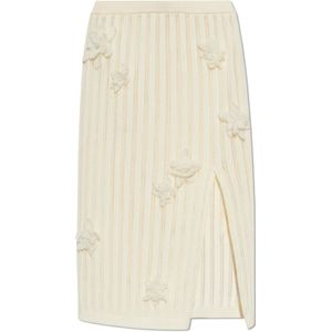 Casablanca, Dames, Rokken, Wit, Maat: XS Katoen,