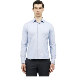 Rrd, Heren, Overhemden, Blauw, Maat: S Katoen,