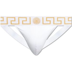 Versace Katoenen jockstraps , White , Heren , Maat: M