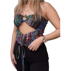 Just Cavalli, Dames, Blouses & Shirts, Veelkleurig, Maat: XS