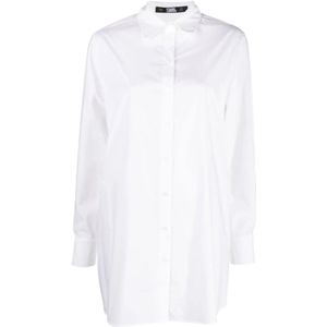 Karl Lagerfeld, Dames, Blouses & Shirts, Wit, Maat: XS
