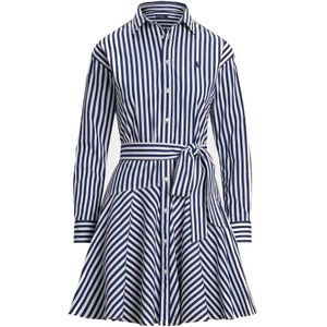 Polo Ralph Lauren, Dames, Jurken, Wit, Maat: M Katoen,
