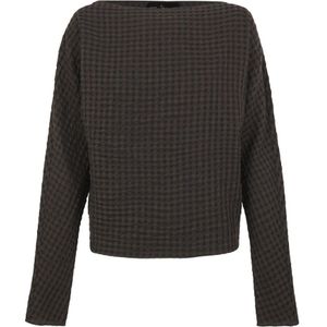 Cortana, Dames, Blouses & Shirts, Bruin, Maat: 2XS Wol,