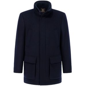Boggi Milano - Zurigo Car Coat - Jassen - Blauw - Heren - Wol