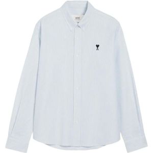 Ami Paris, Heren, Overhemden, Blauw, Maat: L